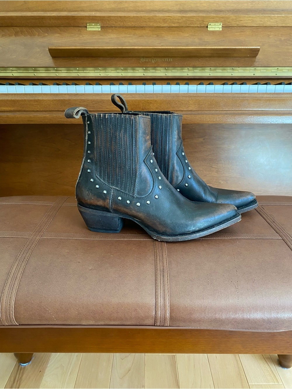 Frye Sacha Studded Chelsea Bootie